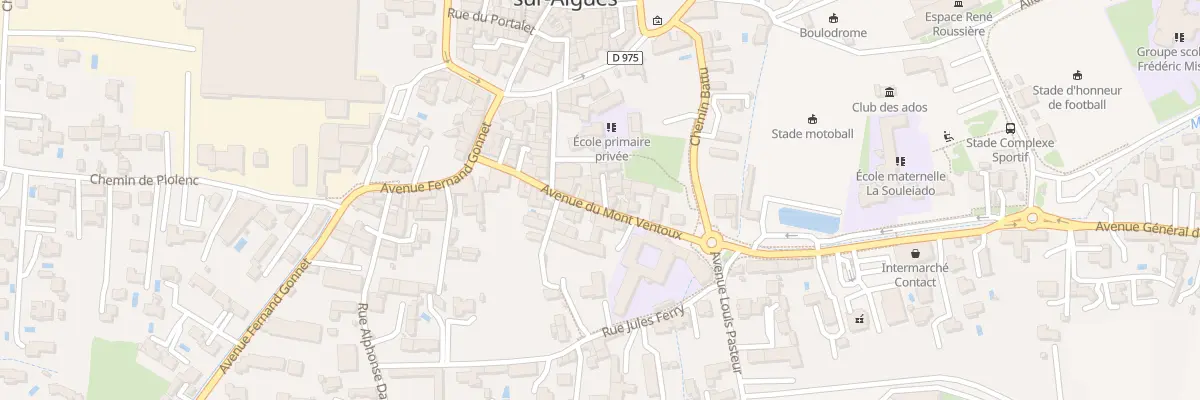 Plan du 2 Imp des Fleurs à Camaret-sur-Aigues
