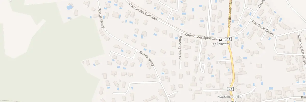 Plan du 40 Rue de Rivery à Sathonay-Village