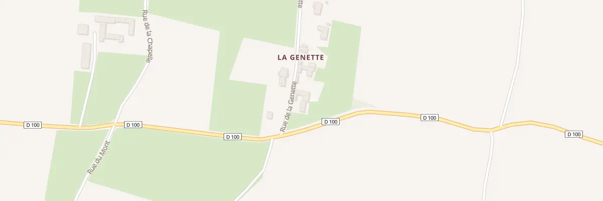 Plan du 54 Rue de la Genette à Valeins
