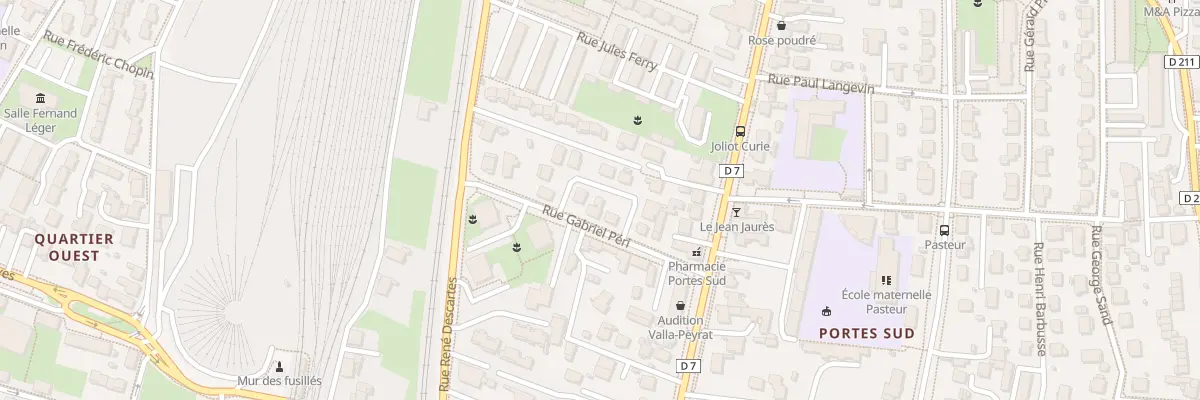 Plan du 22B Rue Gabriel Péri à Portes-lès-Valence