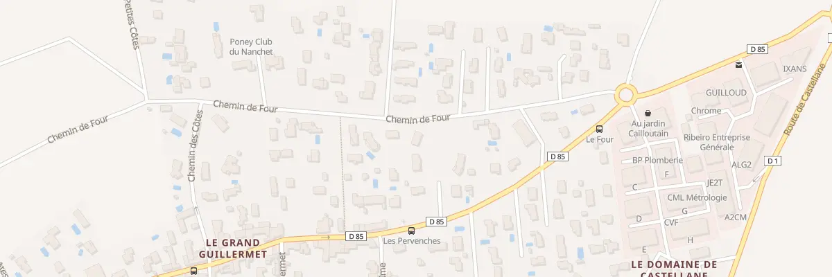 Plan du 980 Che de Four à Cailloux-sur-Fontaines