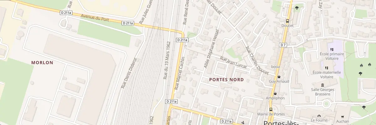Plan du 17 Rue Marcel Cachin à Portes-lès-Valence