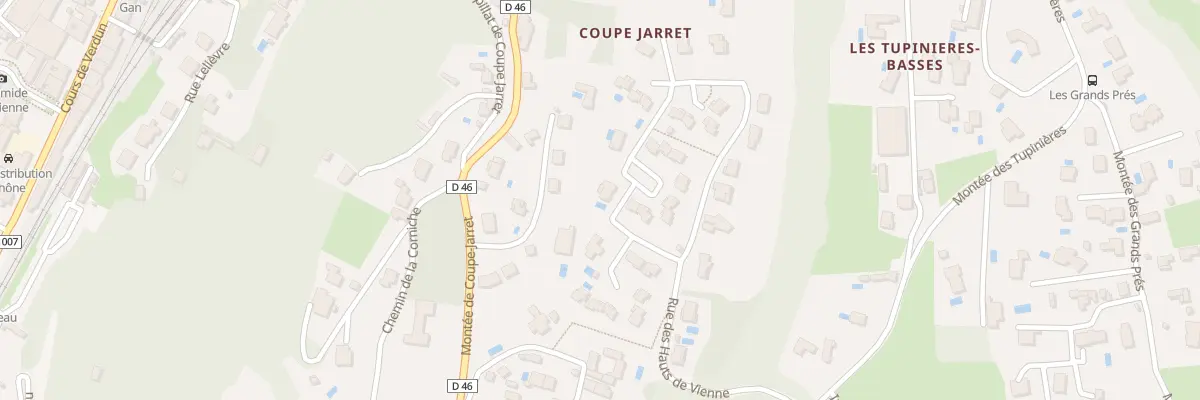 Plan du 11 Rue des Hauts de Vienne à Vienne