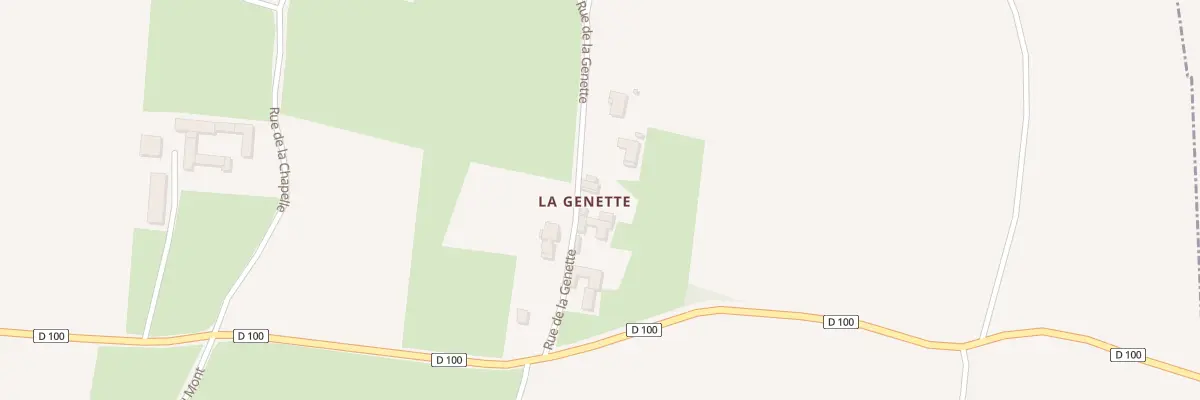 Plan du 128 Rue de la Genette à Valeins