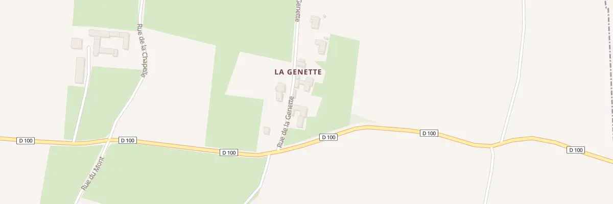 Plan du 80 Rue de la Genette à Valeins