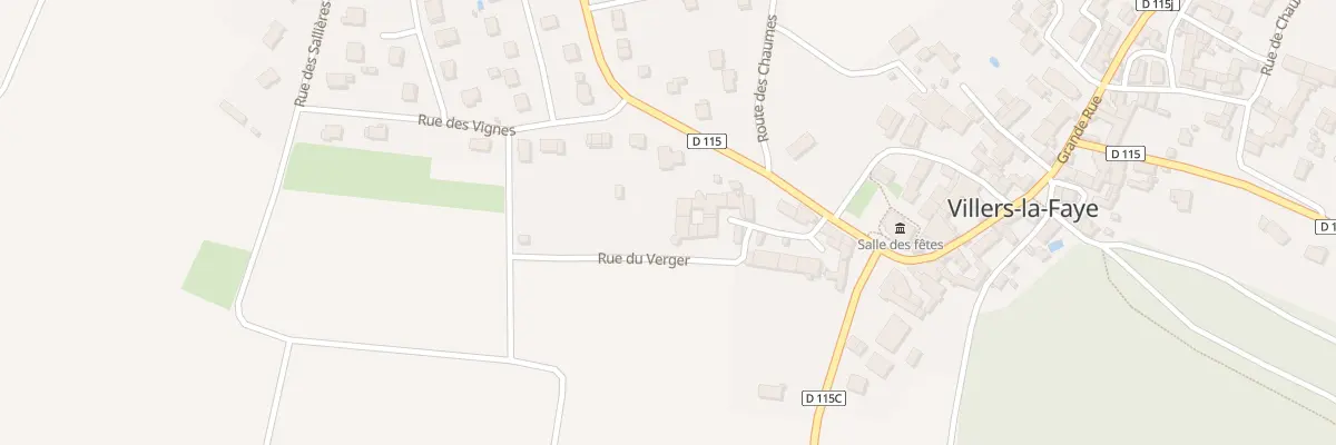 Plan du 11 Rue du Château à Villers-la-Faye