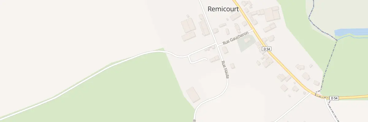 Plan du 7 Rue Haute à Remicourt