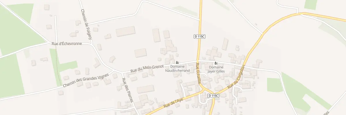 Plan du 12 Rue du Meix Grenot à Magny-lès-Villers
