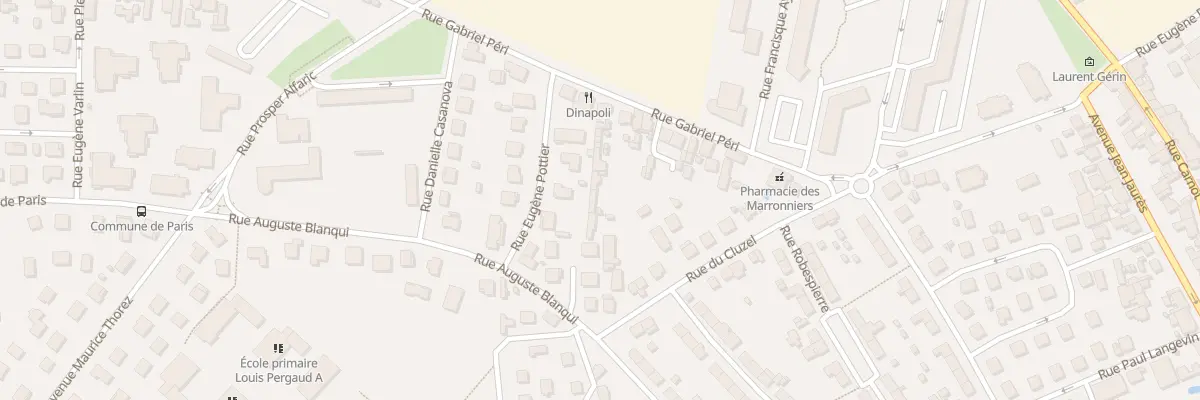 Plan du 98 Rue Gabriel Péri à Vénissieux