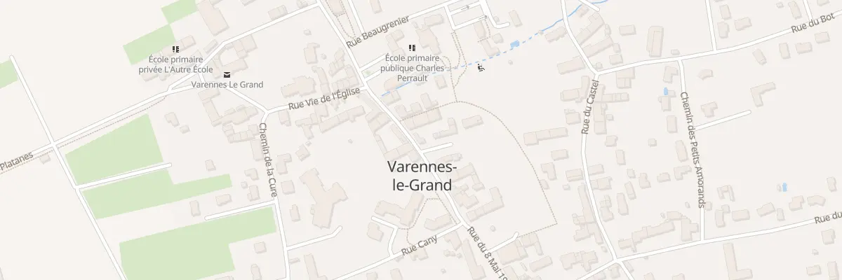 Plan du 7 Rue 8 Mai 1945 à Varennes-le-Grand