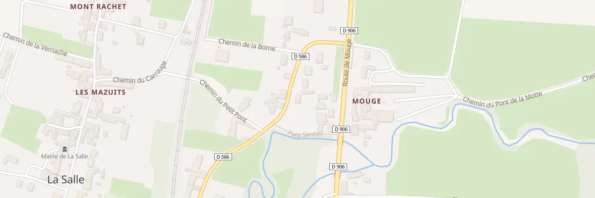 Plan du 173 Rte du Pont Biais à La Salle