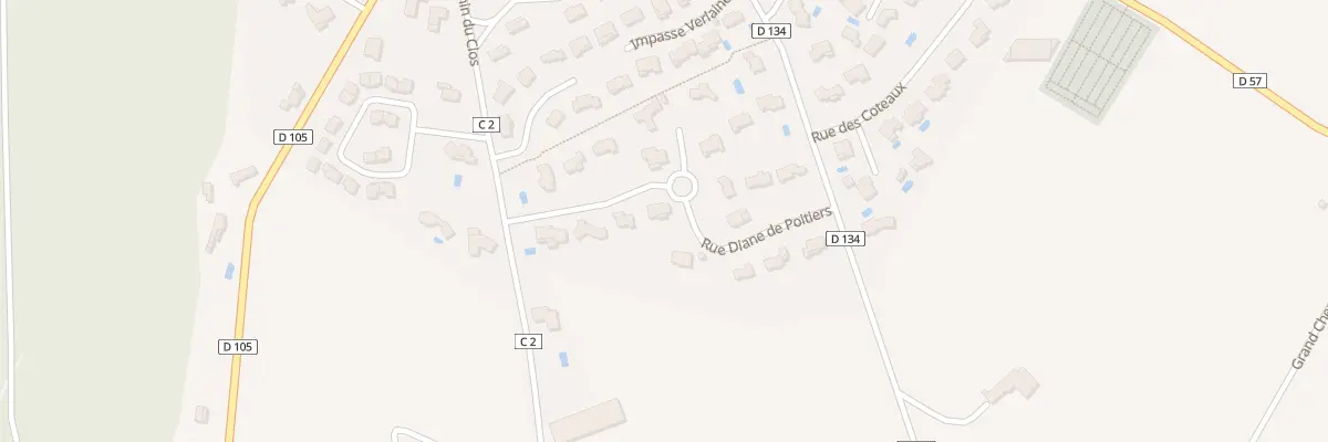 Plan du 15 Rue Diane de Poitiers à Marsanne