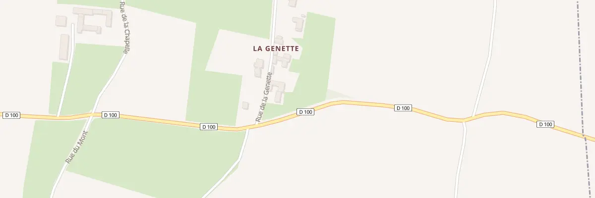 Plan du 38 Rue de la Genette à Valeins