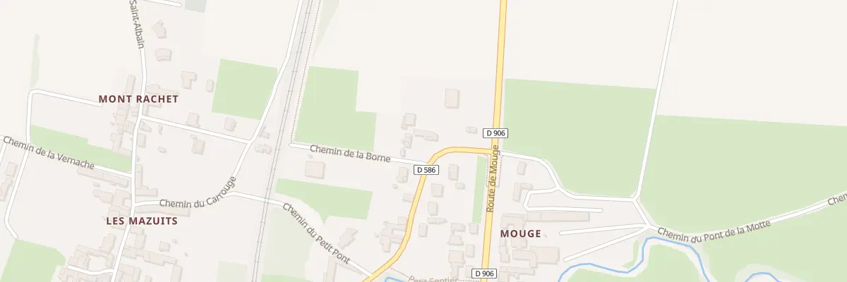 Plan du 58A Rte du Pont Biais à La Salle