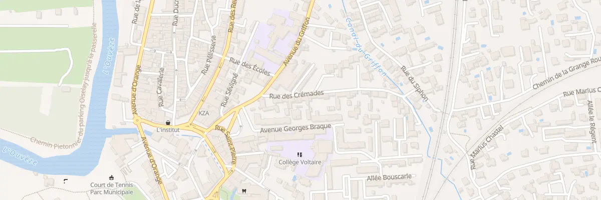 Plan du 70 Rue des Crémades à Sorgues