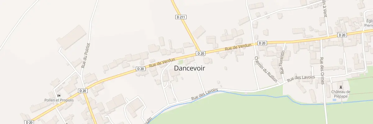 Plan du 40 Rue de Verdun à Dancevoir