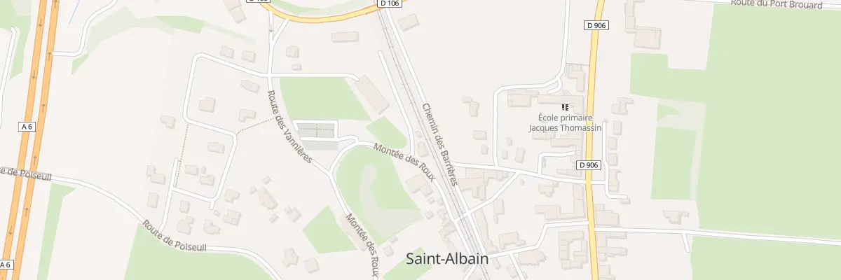 Plan du 86 Mte des Roux à Saint-Albain