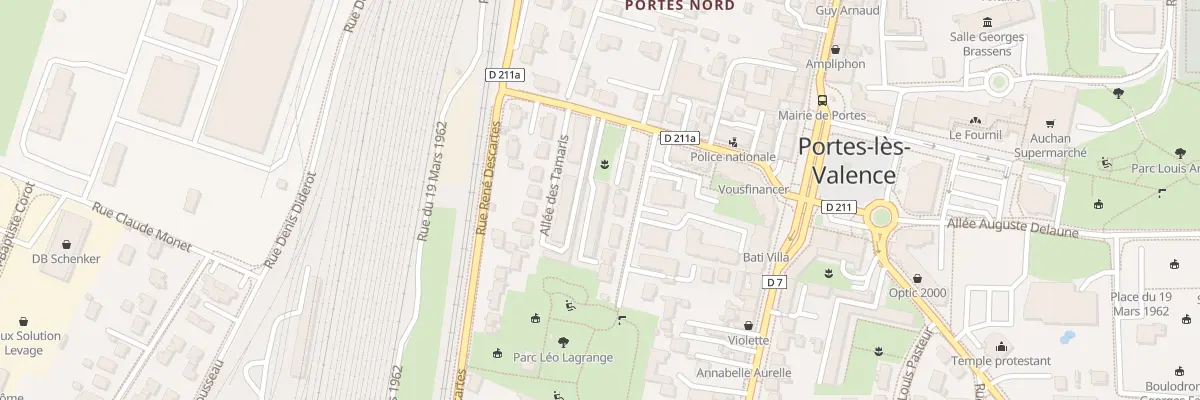 Plan du 11 Rue Pierre Semard à Portes-lès-Valence