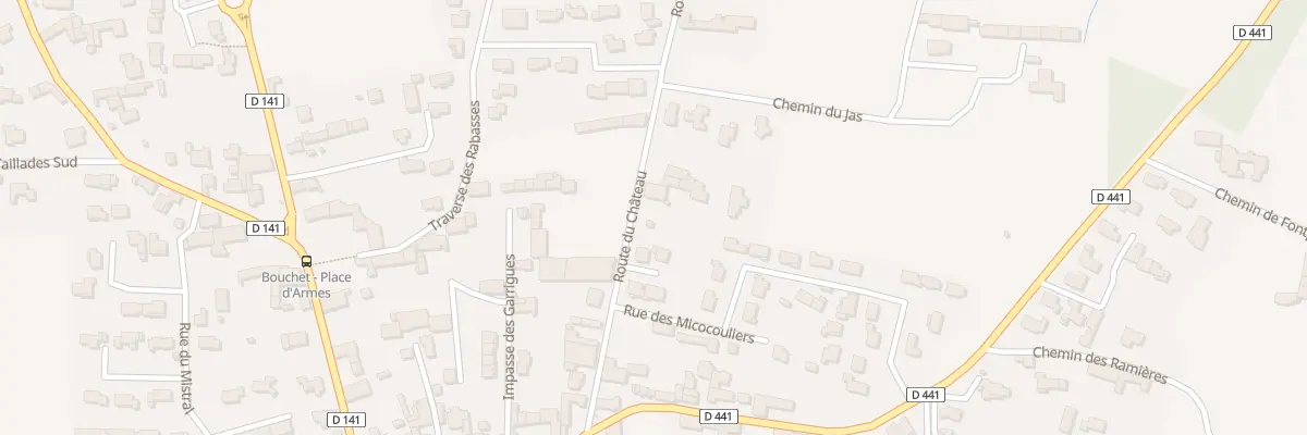 Plan du 8 Rte du Château à Bouchet