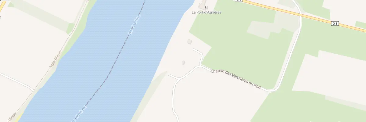 Plan du 440 Che des Verchères du Port à Asnières-sur-Saône