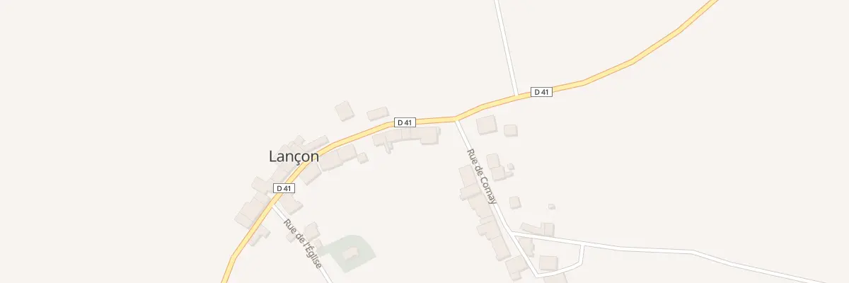 Plan du 1 Rue du Chateau à Lançon