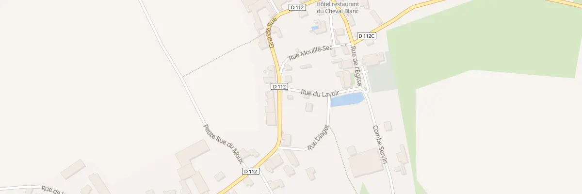 Plan du 2 Rue du Lavoir à Minot