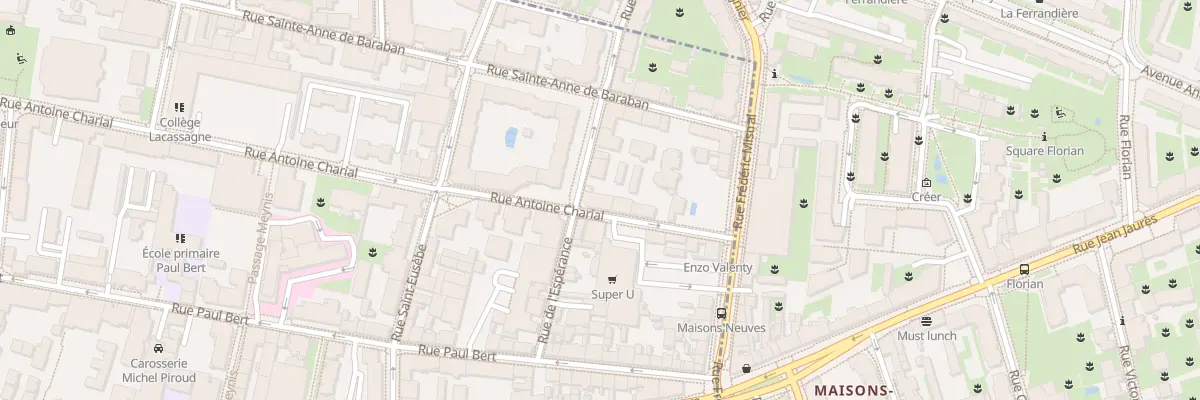 Plan du 149 Rue Antoine Charial à Lyon 3e Arrondissement