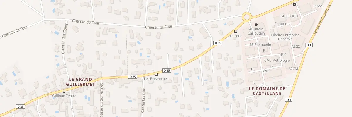 Plan du 73 Rte du Tilleul à Cailloux-sur-Fontaines