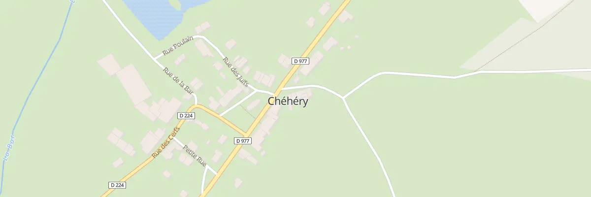 Plan du 2 Che de Chaumont à Chémery-Chéhéry