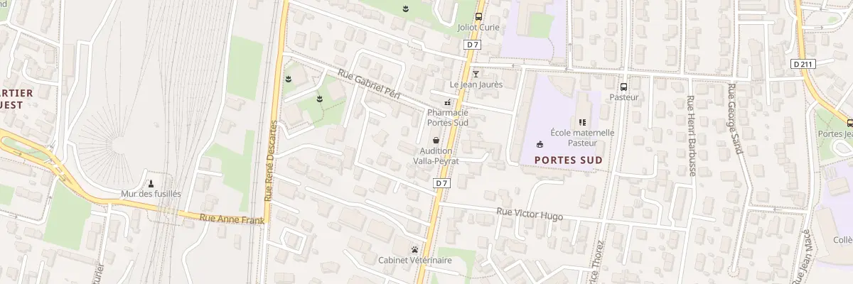 Plan du 124 Rue Jean Jaurès à Portes-lès-Valence