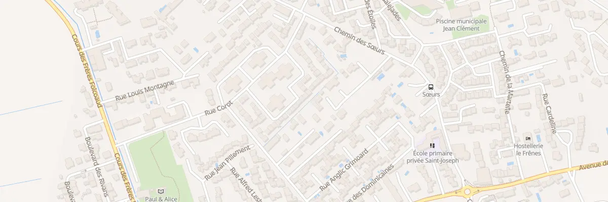 Plan du 55 Rue Alfred Bergier Mft à Avignon