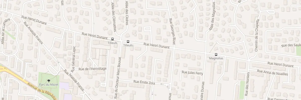 Plan du 555 Rue Henri Dunant à Guilherand-Granges
