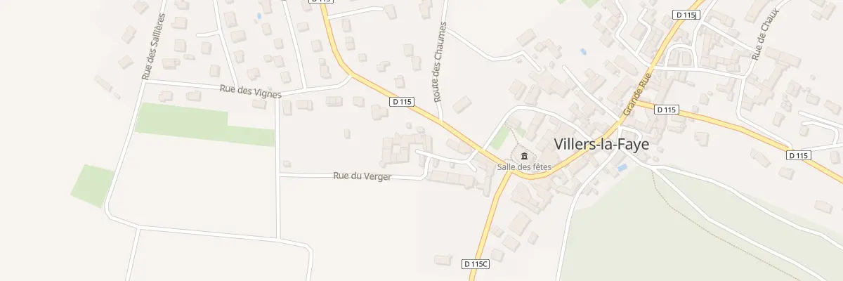 Plan du 4 Rue du Château à Villers-la-Faye