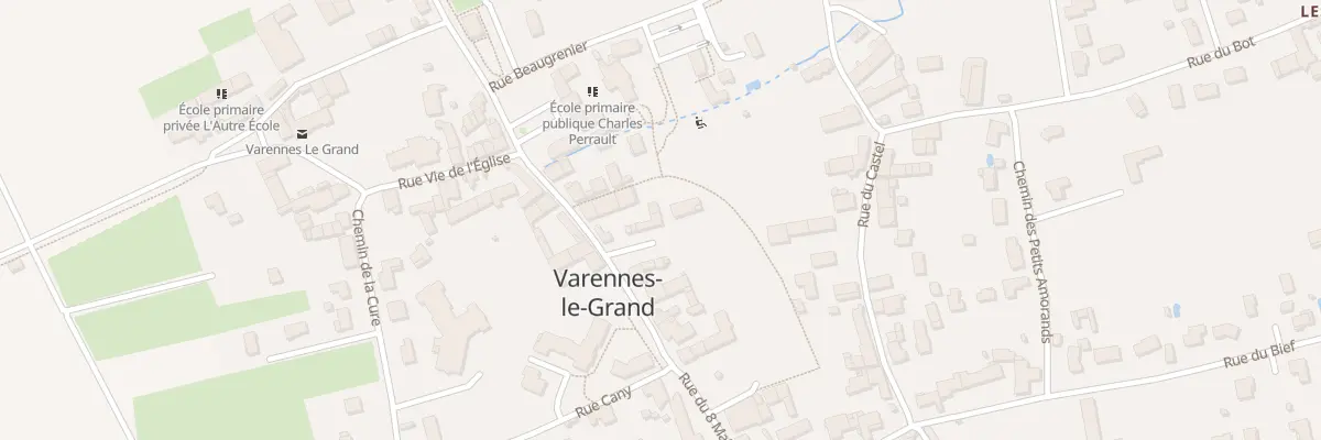 Plan du 7A Rue 8 Mai 1945 à Varennes-le-Grand