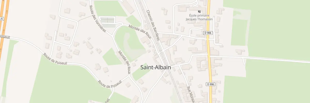 Plan du 3 Mte des Roux à Saint-Albain