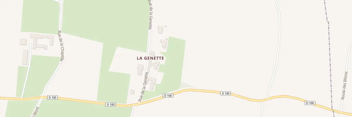 Plan du 172 Rue de la Genette à Valeins