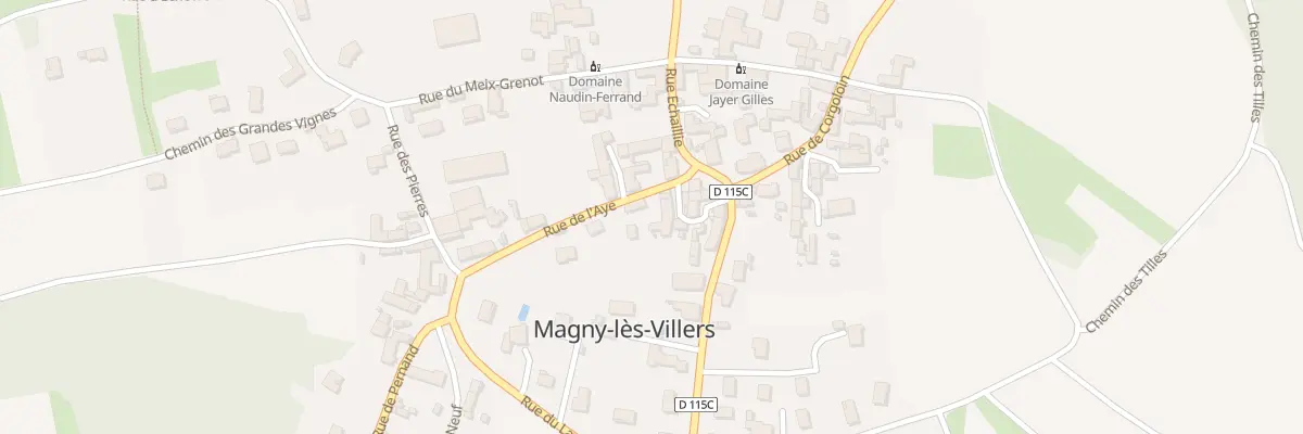 Plan du 1 Rue de l’Aye à Magny-lès-Villers