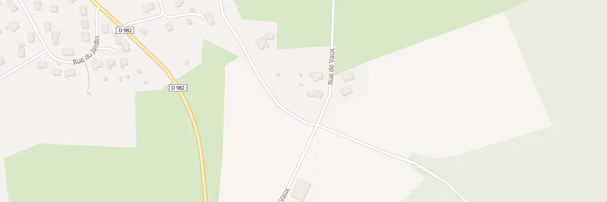 Plan du 8 Rue de Vaux à Chaudefontaine