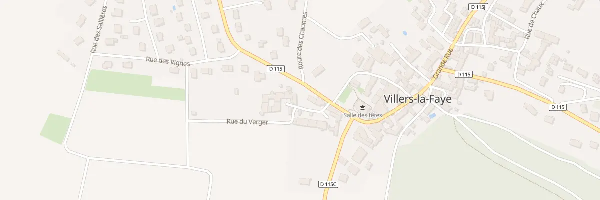 Plan du 2 Rue du Château à Villers-la-Faye