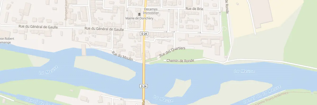 Plan du 5166 Rue des Quartiers à Donchery