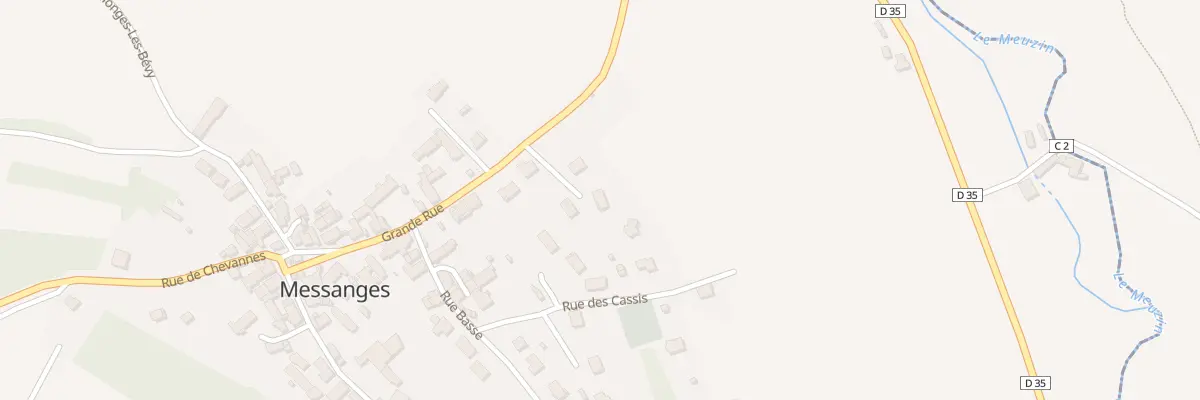 Plan du 26 Grande Rue à Messanges