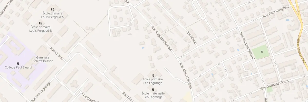 Plan du 44 Rue Auguste Blanqui à Vénissieux