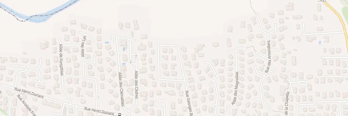 Plan du 24 Rue Georges Bizet à Guilherand-Granges
