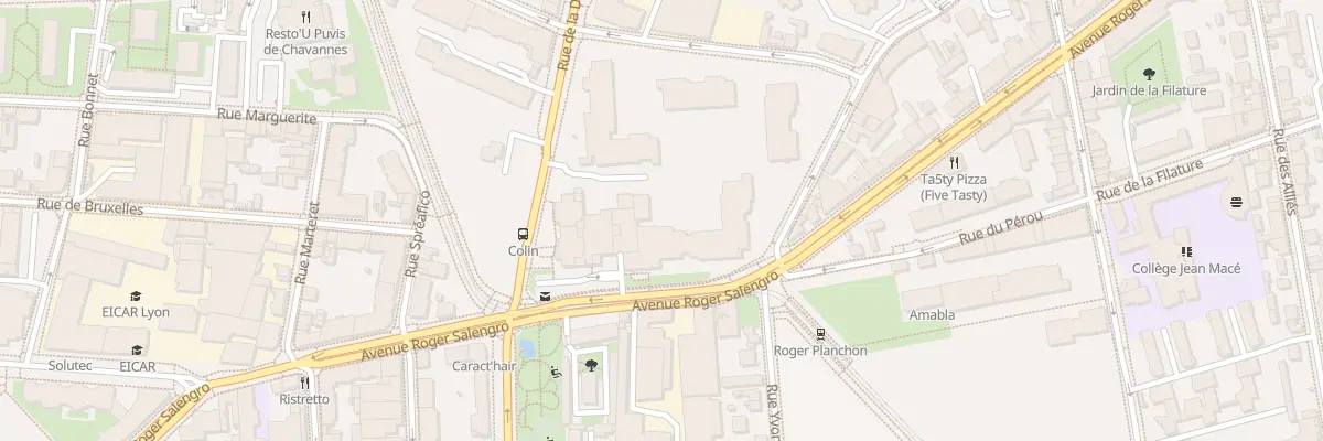 Plan du 65 Av Roger Salengro à Villeurbanne