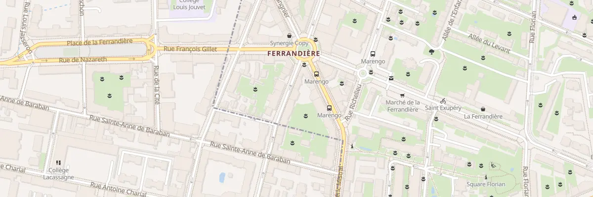 Plan du 56 Av Marc Sangnier à Villeurbanne