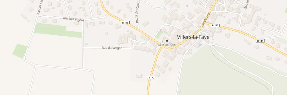 Plan du 5 Rue du Château à Villers-la-Faye