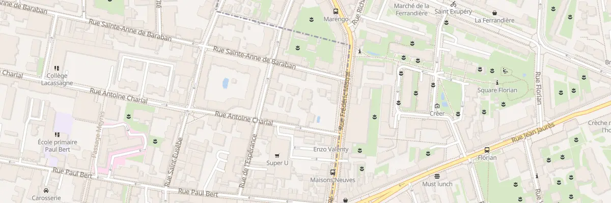 Plan du 157 Rue Antoine Charial à Lyon 3e Arrondissement