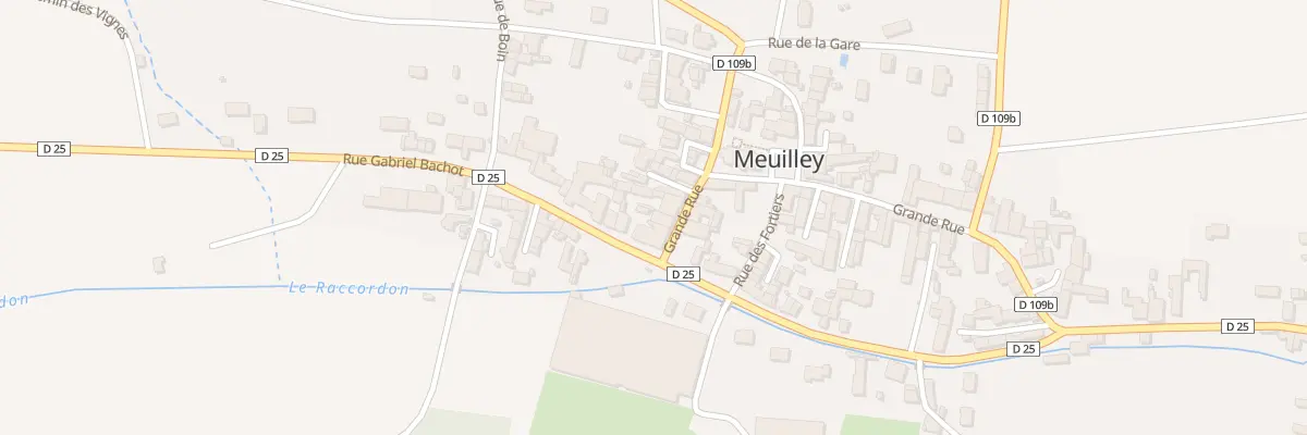 Plan du 5 Gr Grande Rue à Meuilley