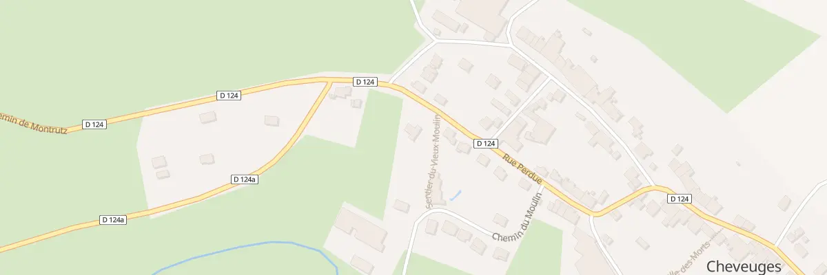 Plan du 5 Rue de la Foulerie à Cheveuges