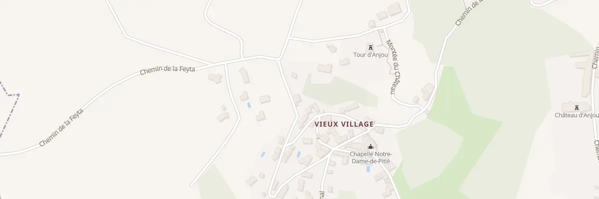 Plan du 46 Mte du Village à Anjou